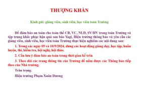 Nhiều trường đại học tiếp tục cho sinh viên nghỉ học, ra thông báo 'thượng khẩn' sau bão Yagi  第2张