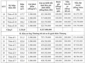  Huyện ngoại thành Hà Nội đấu giá hơn 100 lô đất 第2张