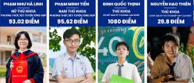 Bốn thí sinh đỗ đầu vào Đại học Bách khoa TP HCM 