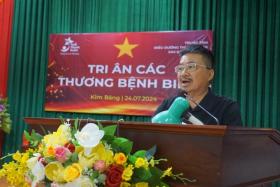  Thăm hỏi, tặng quà các thương binh nặng tại Thái Bình và Hà Nam 