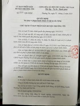  Một công ty bao bì ở Hà Nội bị xử phạt 130 triệu đồng, vẫn tiếp tục xây dựng không phép 第2张