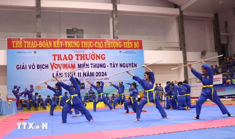  Khai mạc Giải Vô địch Vovinam miền Trung-Tây Nguyên 