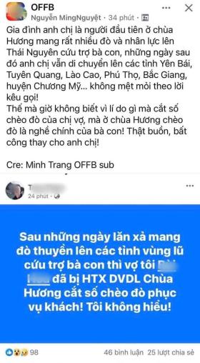 Chính quyền xã Hương Sơn nói gì trước tin: &quot;Cắt suất chở khách của các chủ đò vừa đi cứu trợ lũ lụt&quot;?