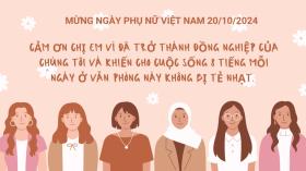 Lời chúc 20/10/2024 hay, ý nghĩa tặng sếp, đồng nghiệp, nhân viên nữ