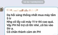  Cô giáo xin phụ huynh hỗ trợ tiền mua laptop bị đình chỉ công tác 15 ngày 