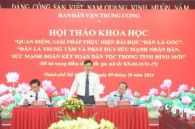  An sinh xã hội là thước đo việc lấy &apos;Dân là gốc&apos; 