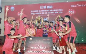  Bamboo FC đăng quang Giải bóng đá thành phố mới Bình Dương – Cúp Becamex IDC 2024 