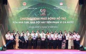  LPBank chung tay vì cộng đồng: Trao 100 tỷ đồng xoá nhà tạm, nhà dột nát 