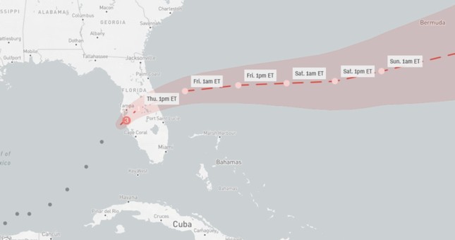  Ít nhất hai người thiệt mạng khi siêu bão Milton đổ bộ vào Florida 第10张