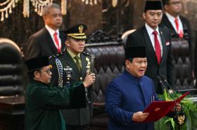 Phó chủ tịch nước Võ Thị Ánh Xuân dự lễ nhậm chức của Tổng thống Indonesia Prabowo Subianto