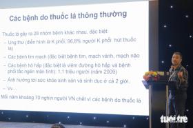 Tỉ lệ giới trẻ sử dụng thuốc lá ngày càng tăng, nhất là ở học sinh