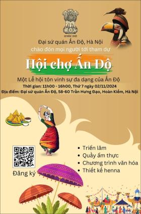  ‘Hội chợ Ấn Độ’ giữa trời thu Hà Nội 